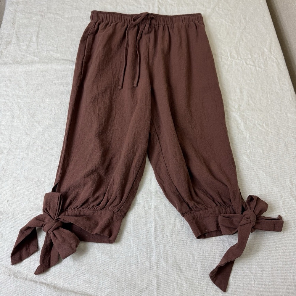 Girls Kids Harem Pants Boho Hippie Alladin Tie Ankle Balloon Ren Faire Festival